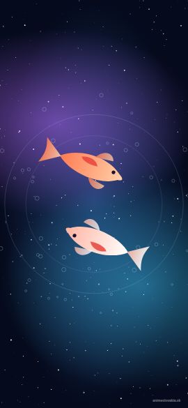 Anime tapety: Vesmírní koi (mobil)